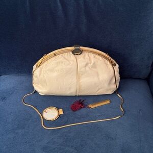 FINESSE LA MODEL White Python Snake‎ Leather
Clutch Evening Bag